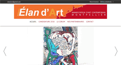 Desktop Screenshot of elandart.fr